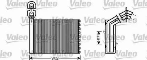 Valeo 812324 - Radiador de calefacción parts5.com