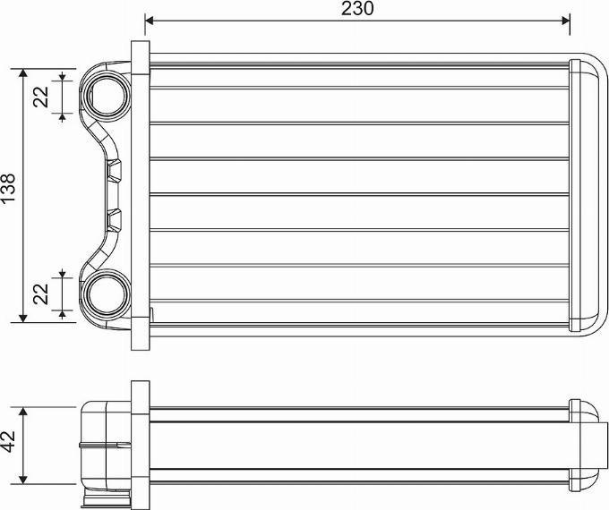 Valeo 812255 - Izmjenjivač topline, grijanje unutrašnjosti parts5.com