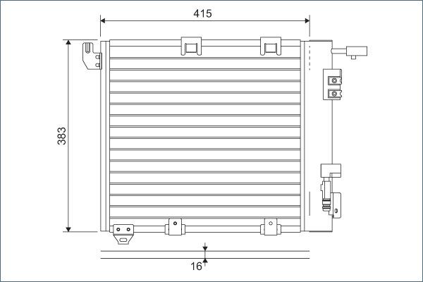 Valeo 817506 - Condensador, aire acondicionado parts5.com