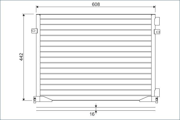 Valeo 817577 - Kondenzator, klimatska naprava parts5.com