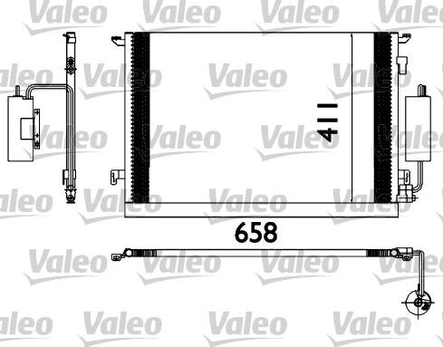 Valeo 817648 - Condensador, aire acondicionado parts5.com