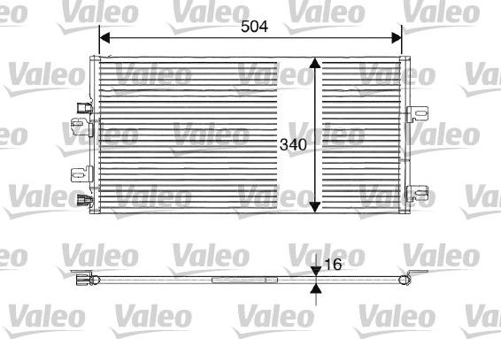 Valeo 817687 - Kondenzator, klima-uređaj parts5.com