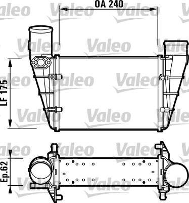 Valeo 817625 - Chladič plniaceho vzduchu parts5.com