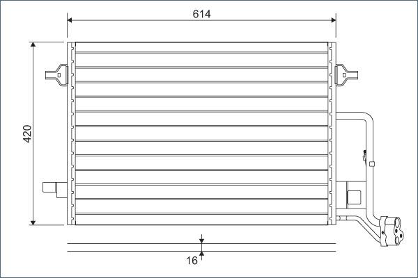 Valeo 817679 - Condensador, aire acondicionado parts5.com