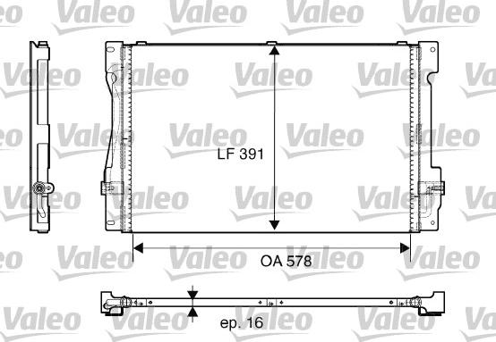 Valeo 817675 - Kondenzátor, klíma parts5.com