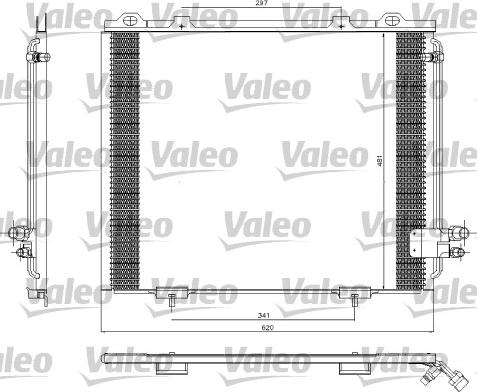 Valeo 817252 - Condensador, aire acondicionado parts5.com