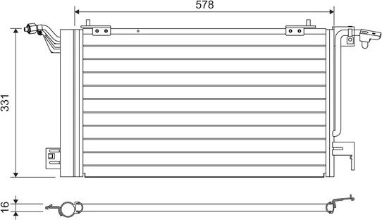 Valeo 817230 - Condensateur, climatisation parts5.com