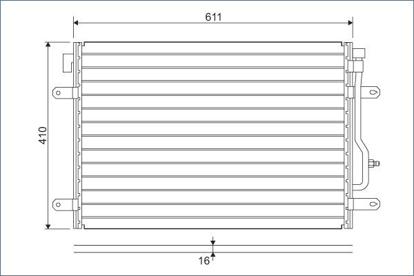 Valeo 817741 - Kondenzátor, klíma parts5.com