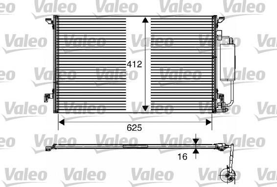 Valeo 817711 - Condensador, aire acondicionado parts5.com