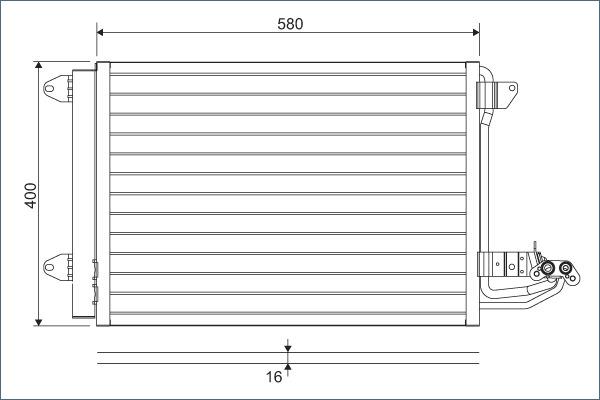 Valeo 817777 - Kondenzátor, klíma parts5.com