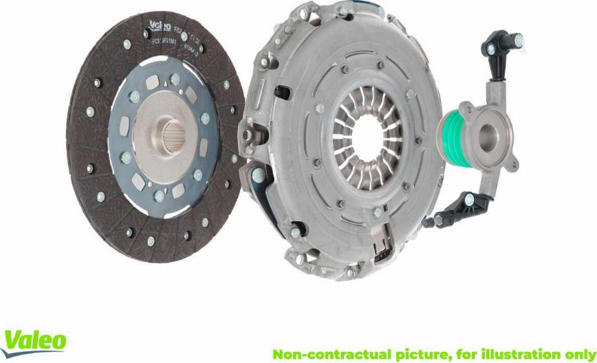 Valeo 834525 - Set ambreiaj parts5.com