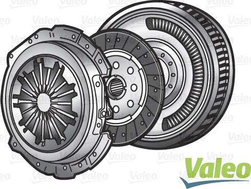 Valeo 837020 - Комплект съединител parts5.com