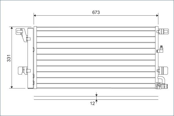 Valeo 822596 - Condenser, air conditioning parts5.com