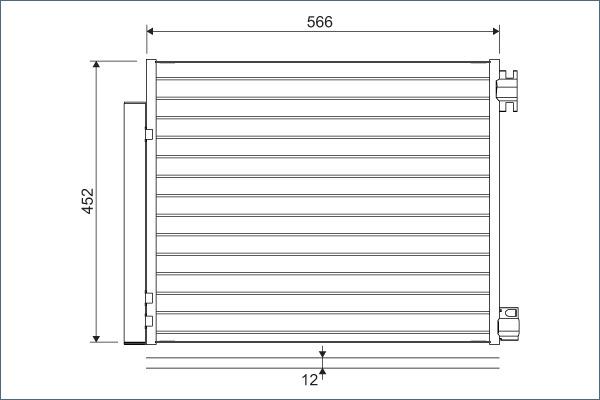 Valeo 822569 - Kondenzator, klimatska naprava parts5.com