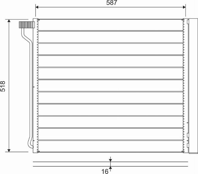 Valeo 822649 - Condensador, aire acondicionado parts5.com