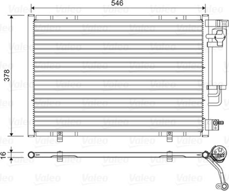 Valeo 822613 - Kondensaator,kliimaseade parts5.com