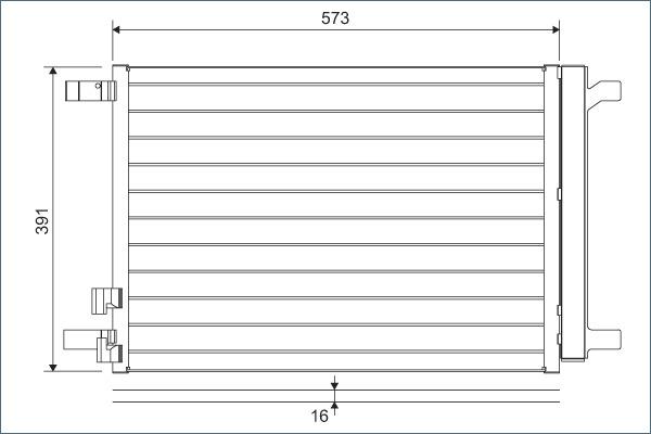 Valeo 822635 - Kondensaator,kliimaseade parts5.com