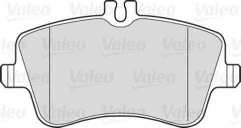 Valeo 301448 - Brake Pad Set, disc brake parts5.com