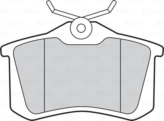 Valeo 301463 - Brake Pad Set, disc brake parts5.com