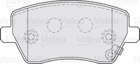 Valeo 301641 - Set placute frana,frana disc parts5.com