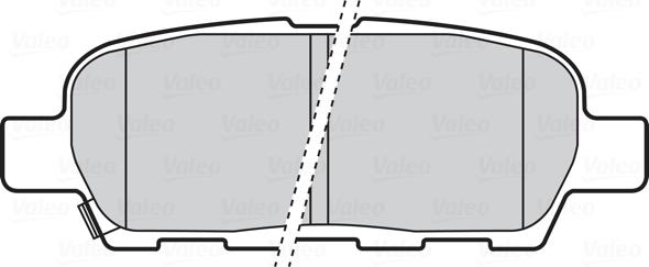 Valeo 301672 - Set placute frana,frana disc parts5.com