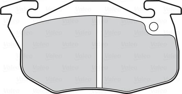 Valeo 301081 - Fékbetétkészlet, tárcsafék parts5.com