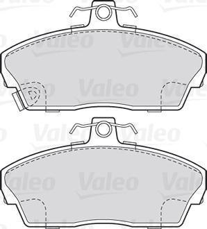 Valeo 301022 - Тормозные колодки, дисковые, комплект parts5.com