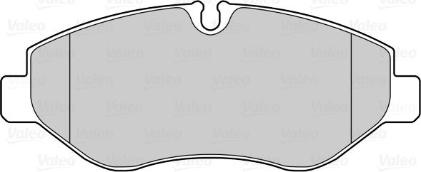 Valeo 301027 - Kit de plaquettes de frein, frein à disque parts5.com