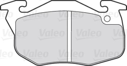 Valeo 301075 - Kit de plaquettes de frein, frein à disque parts5.com