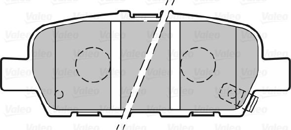 Valeo 301148 - Set placute frana,frana disc parts5.com