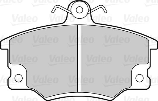 Valeo 301219 - Fren balata seti, diskli fren parts5.com