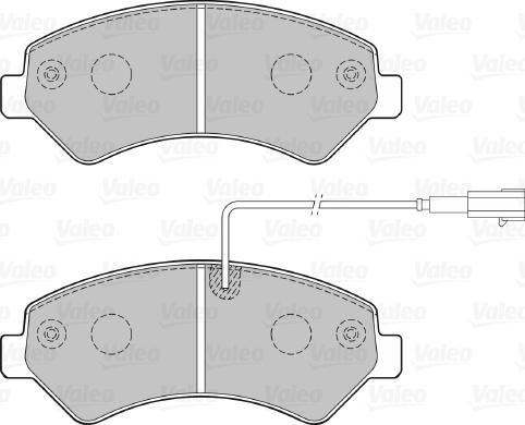 Valeo 301276 - Set placute frana,frana disc parts5.com