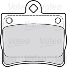 Valeo 301763 - Fékbetétkészlet, tárcsafék parts5.com