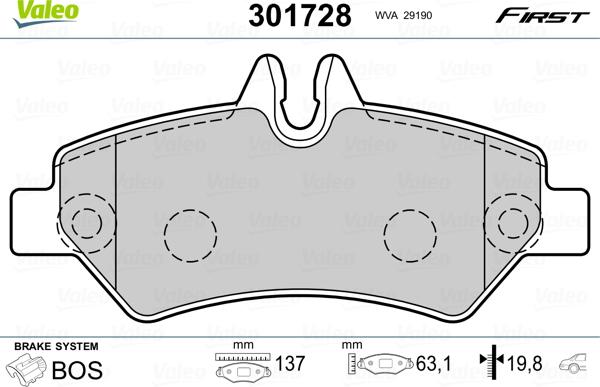 TRUPART DP41516RS - Komplet pločica, disk-kočnica parts5.com