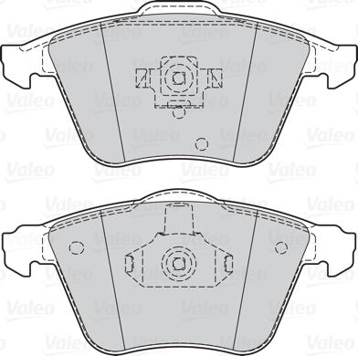 Valeo 302068 - Piduriklotsi komplekt,ketaspidur parts5.com