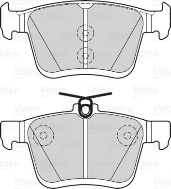 Valeo 302146 - Σετ τακάκια, δισκόφρενα parts5.com