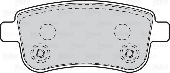 Valeo 302101 - Komplet pločica, disk-kočnica parts5.com