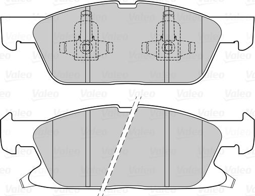 Valeo 302311 - Brake Pad Set, disc brake parts5.com