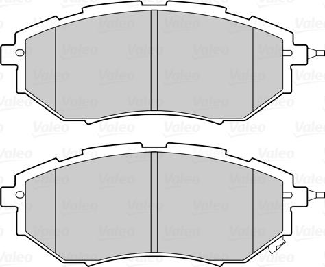 Valeo 302312 - Σετ τακάκια, δισκόφρενα parts5.com