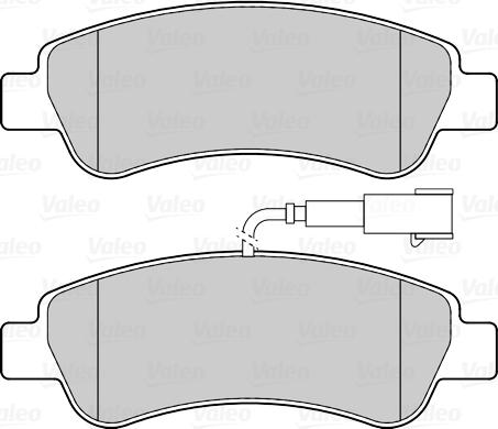 Valeo 302223 - Σετ τακάκια, δισκόφρενα parts5.com