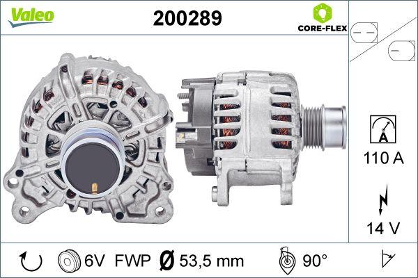 Valeo 200289 - Alternador parts5.com