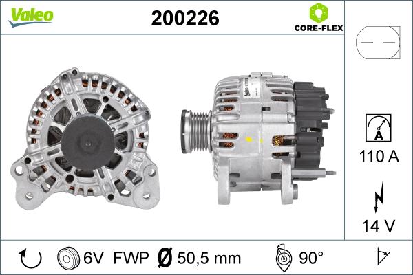 Valeo 200226 - Γεννήτρια parts5.com