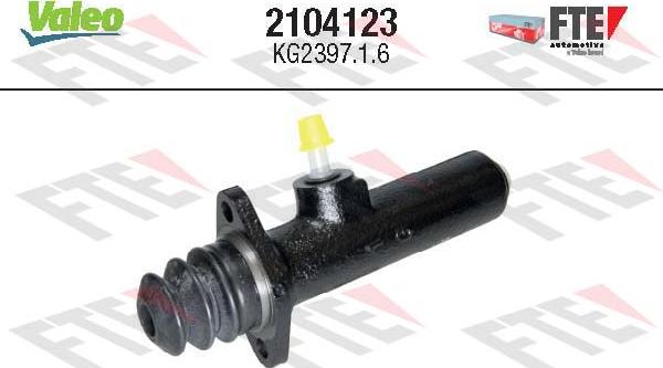 Valeo 2104123 - Pompa centrala, ambreiaj parts5.com