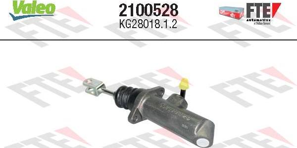 Valeo 2100528 - Geberzylinder, Kupplung parts5.com