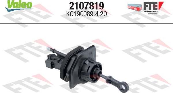 Valeo 2107819 - Hlavný spojkový valec parts5.com