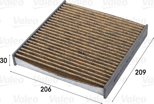 Valeo 701015 - Filtro, aire habitáculo parts5.com