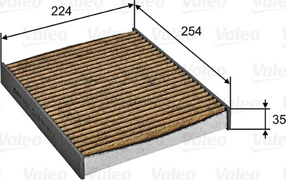 Valeo 701029 - Filtar, zrak unutarnjeg prostora parts5.com