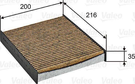 Valeo 701026 - Filtro, aire habitáculo parts5.com