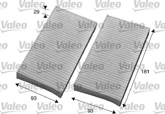 Valeo 715594 - Filtro, aire habitáculo parts5.com