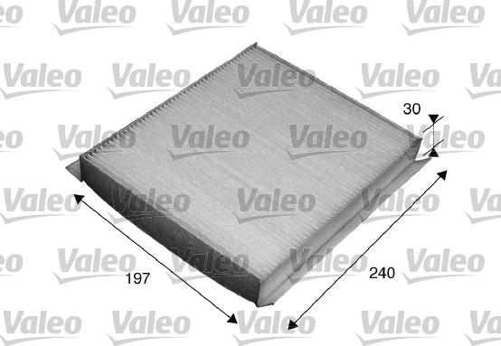 Valeo 715540 - Φίλτρο, αέρας εσωτερικού χώρου parts5.com